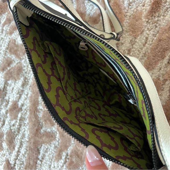 Dr Yany Black & White Leather Crossbody/Shoulder Bag - Picture 8 of 10